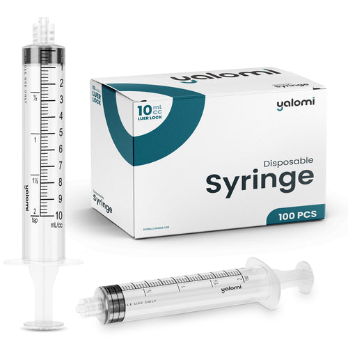 Yalomi - 10mL Luer Lock Syringe - Case of 800pcs